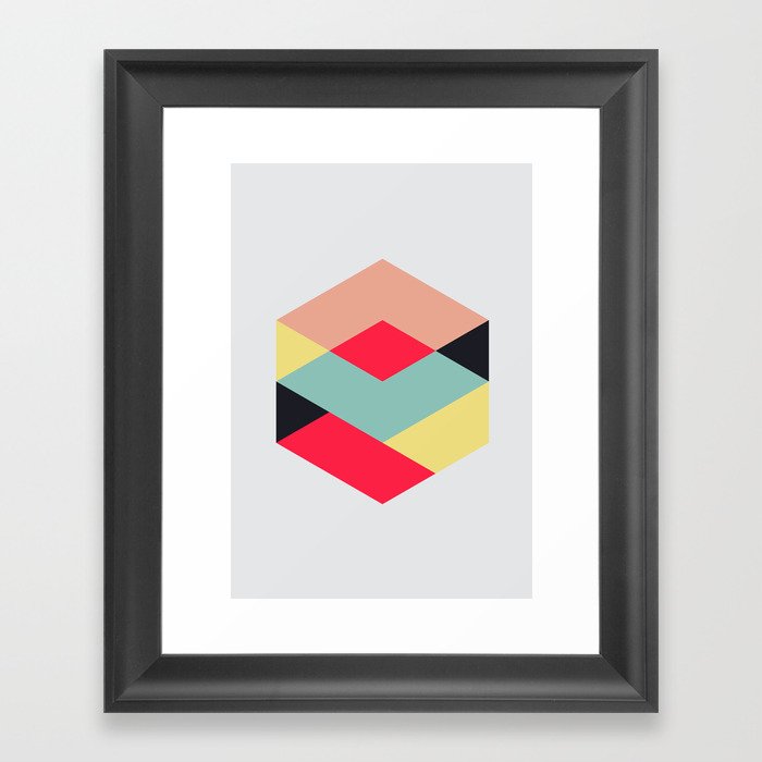 Hex series 3.1 Framed Art Print by threeofthepossessed | Society6