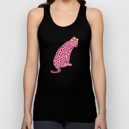 I'm a gueen - pink leopard Tank Top