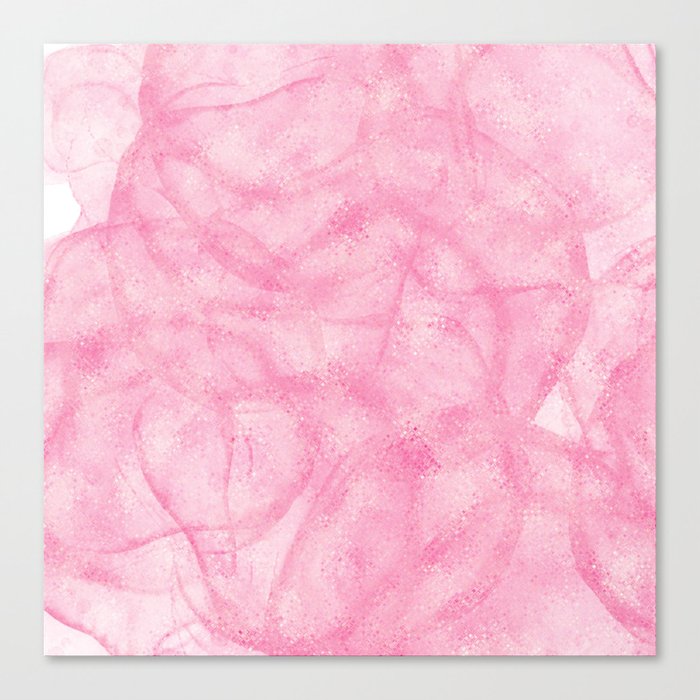 Pink Diffused Pattern Canvas Print