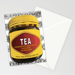Australiana Pop Art Tea As Ingredient Stationery Card