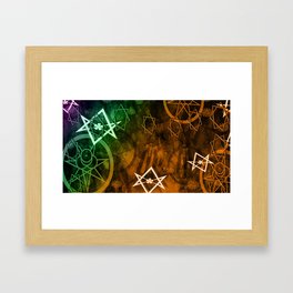 The Law of Thelema Framed Art Print