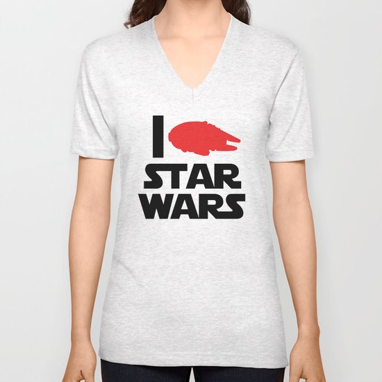 I Heart Star Wars Unisex V-Neck
