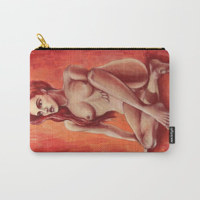 Red Taste / Nude Woman Series Carry-All Pouch