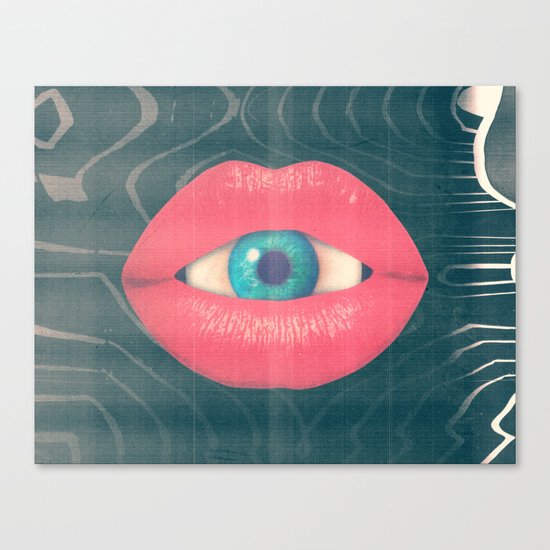 Lost & Found "Mouth" Canvas Print
