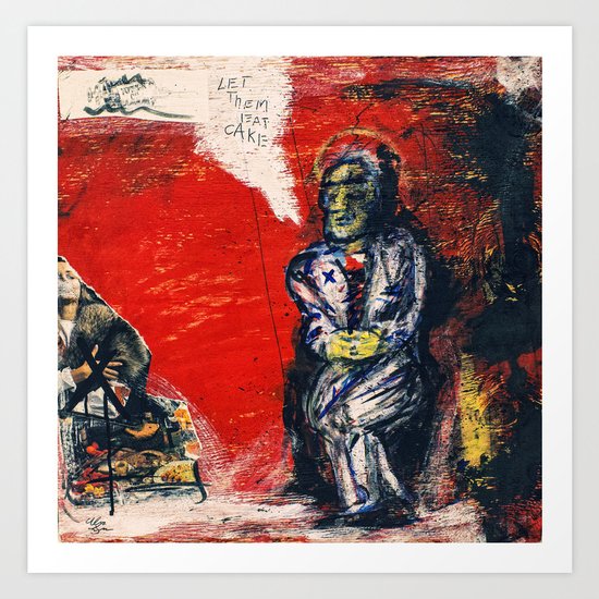 Let Them Eat Cake Art Print