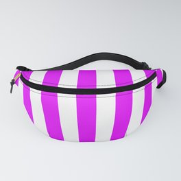 Orlando Orchid Pink Vertical Tent Stripes Florida Colors of the Sunshine State Fanny Pack