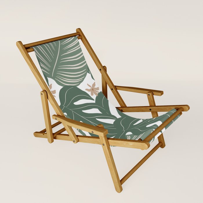 Green sling store chairs
