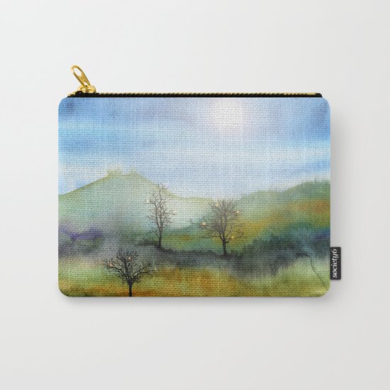 Christmas In The Woods Carry-All Pouch