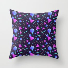 Back to the 80's Throw Pillow