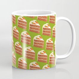 Carrot Cake Pattern - Green Mug