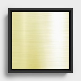 Gold Sparkling Pattern Design Framed Canvas