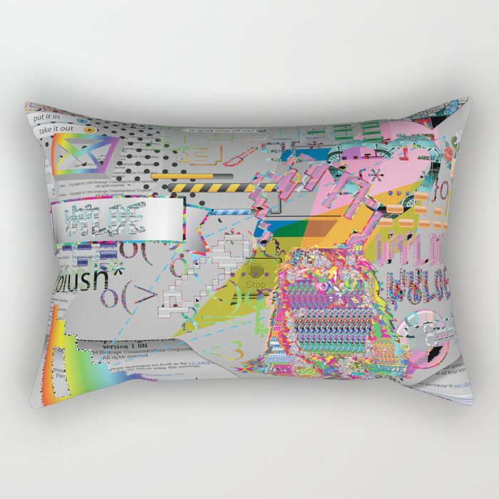 internetted Rectangular Pillow