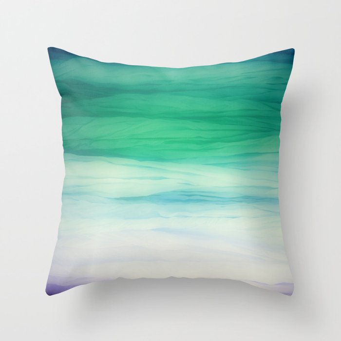 Sea abstract Throw Pillow