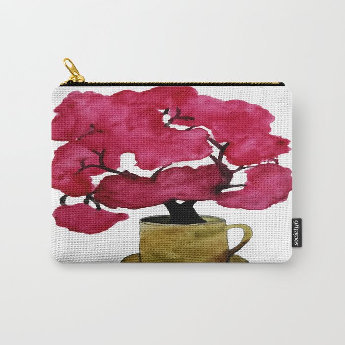 Cherry blossom Tree in Mug Carry-All Pouch