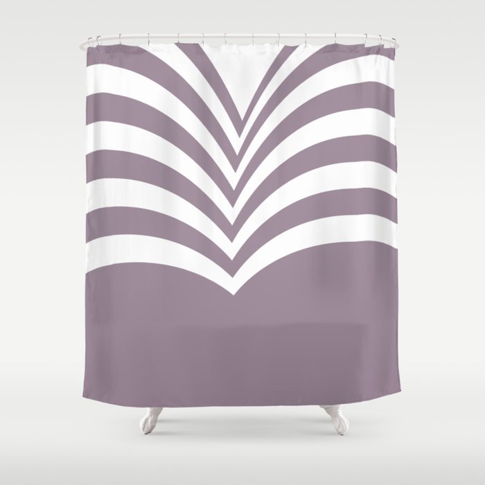 Light purple hills Shower Curtain
