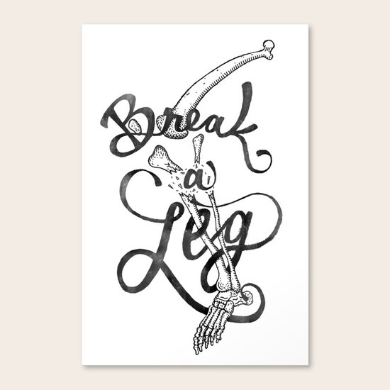 Break a Leg Canvas Print