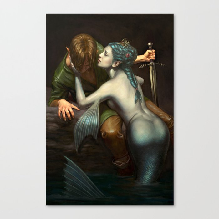 The Hero and The Sage of Water Canvas Print