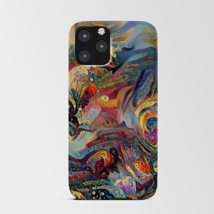 Swirling Oil iPhone Card Case