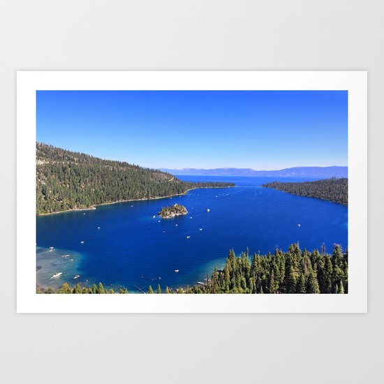 Emerald Bay Art Print