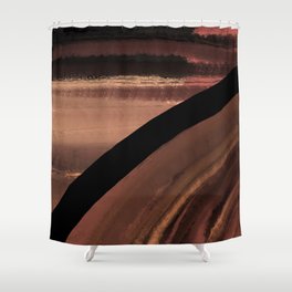 Warm Neutral- Abstract 5 Shower Curtain