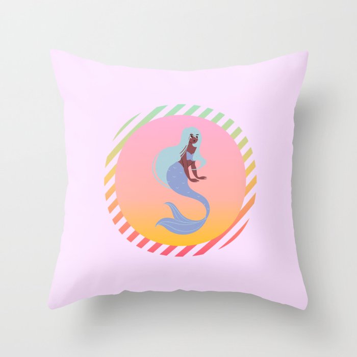 Mermaid - 1st Edition Throw Pillow