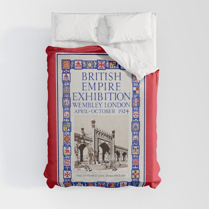 1924 British Empire Exhibition Wembley London Duvet Cover