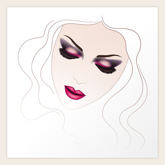 Sad girl Art Print