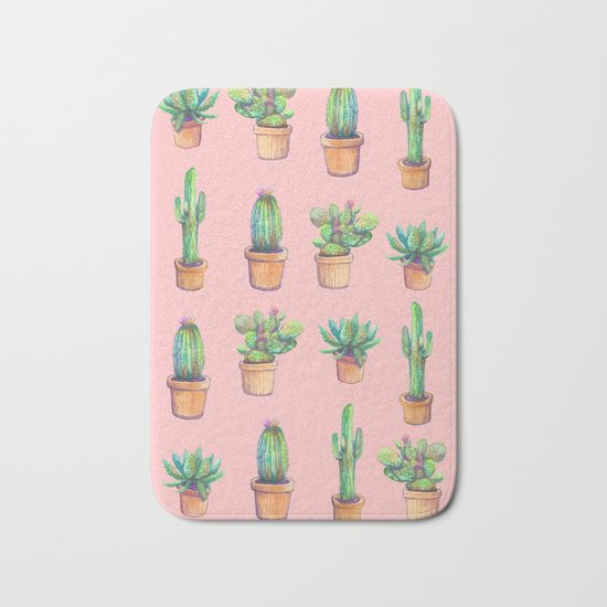 cactus pink!! Bath Mat