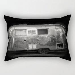 Vintage Airstream Camper Trailer Rectangular Pillow