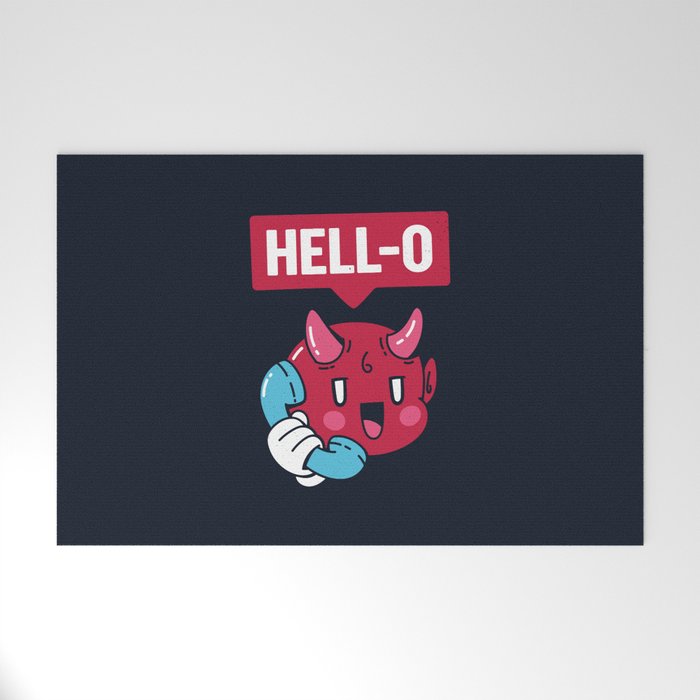 HELL-O Welcome Mat