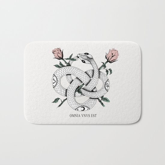 Omnia vnvs est Bath Mat
