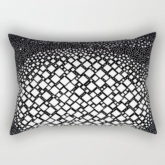 Diamonds and Dots Rectangular Pillow