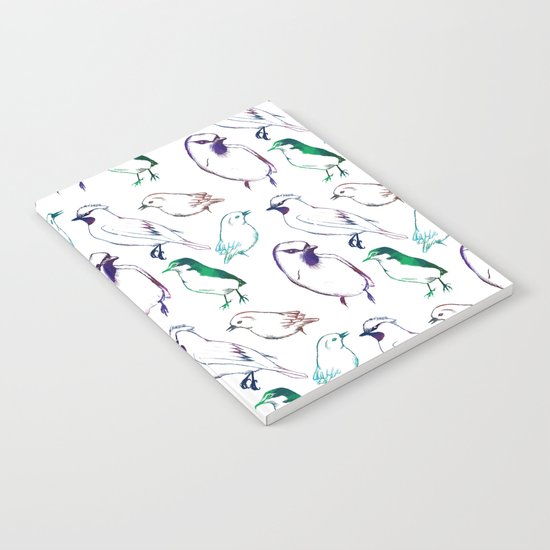 Coloured Birds Notebook