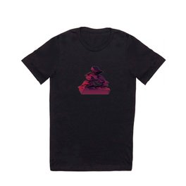 Penrose Distortion (Transparent) T Shirt | Penrose, Unique, Pink, Ripple, Original, Pop Art, Purple, Psycedelic, Impossibletriangle, Geometry 