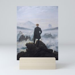 Caspar David Friedrich - Wanderer above the Sea of Fog - 1817 Mini Art Print