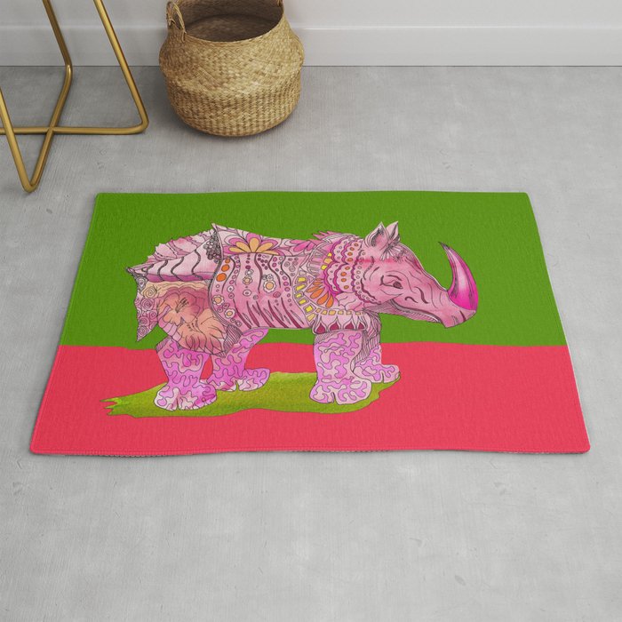 Too Pretty in Pink  Rug