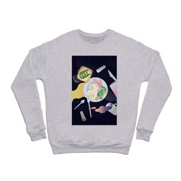 Space Breakfast Crewneck Sweatshirt