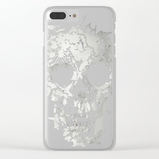 Simple Skull Clear iPhone Case