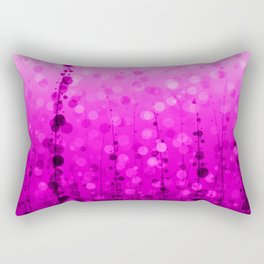 Free Diving Abstract Bubbles (Pink) Rectangular Pillow