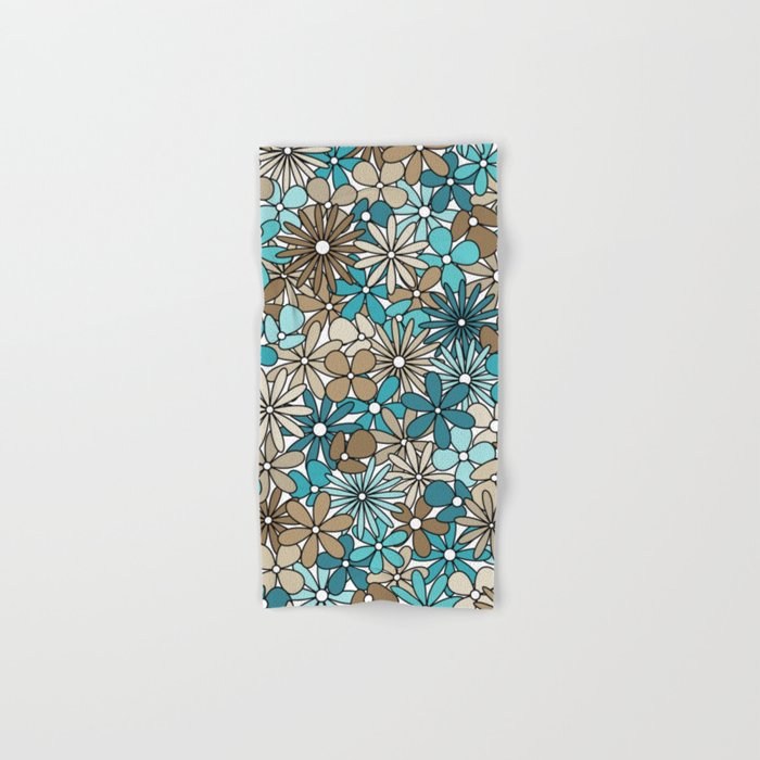 Blue and online tan towels