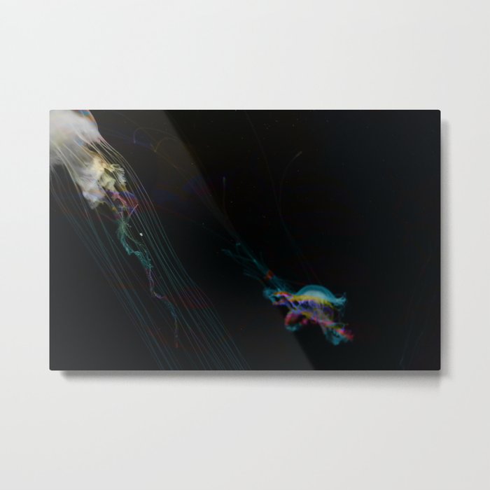 Jellyfish - Underwater Metal Print