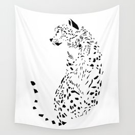 The Ghost of Mountains - Animal - Nature - Beast Big Cat Leopard Wall Tapestry