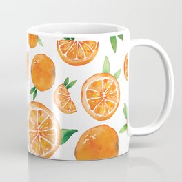 Zesty Orange Pattern Mug
