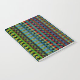 Colorful Star Shaped Abstract Notebook
