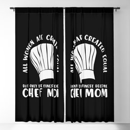 Funny Chef Mom Saying Blackout Curtain