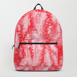 Ruby & Pastel Blush Strawberry Lace Pattern Backpack