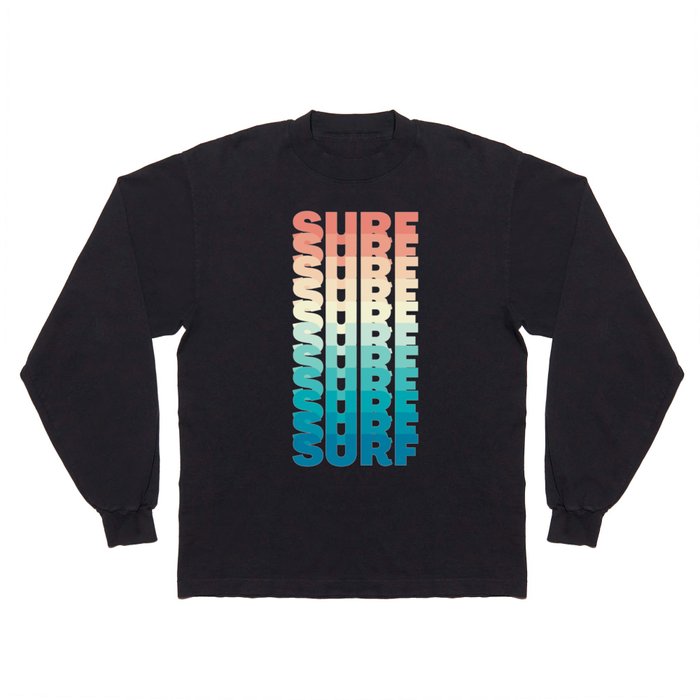 Surf Sunrise | Summer Surf Design Long Sleeve T Shirt