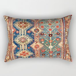 Megri Southwest  Anatolian Rug Print Rectangular Pillow