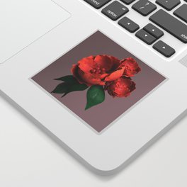 Bouquet of flowers. 3D render Sticker