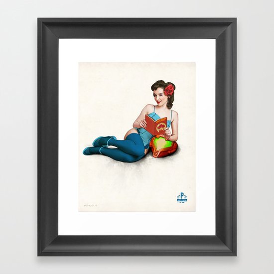 Metroid No.1 Framed Art Print